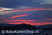Foto F104199: Abendstimmung mit glühenden Wolken