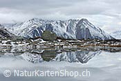 Foto F122303: Spiegelung eines Massivs in Bergsee
